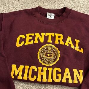 Central Michigan pre loved crewneck sweatshirt